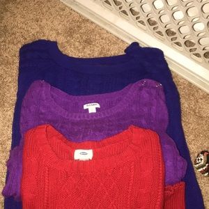 3 sweaters